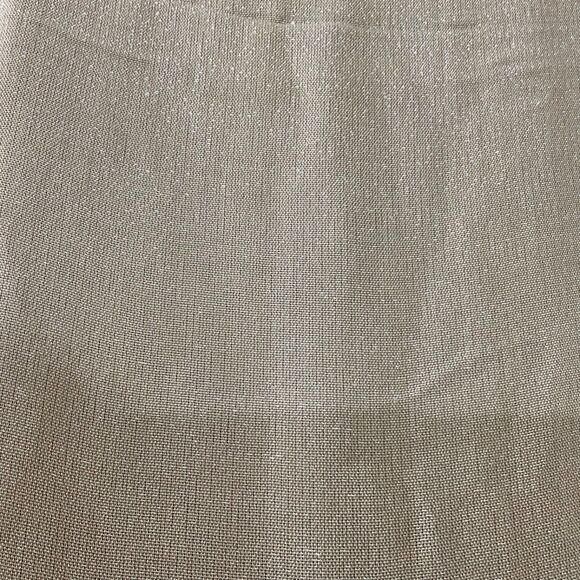 NWT Chicos Women’s OS linen blend Scarf Wrap Beige fringe multipurpose Holiday - Picture 8 of 11